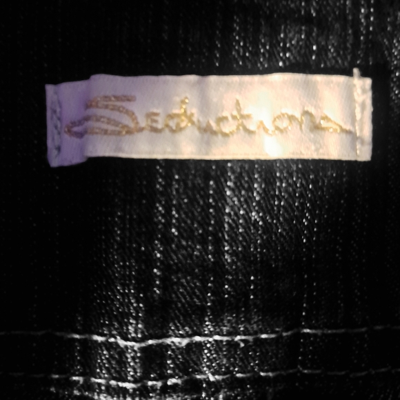Sz 9 Seductions Jean Micro Mini skirt - Picture 3 of 4
